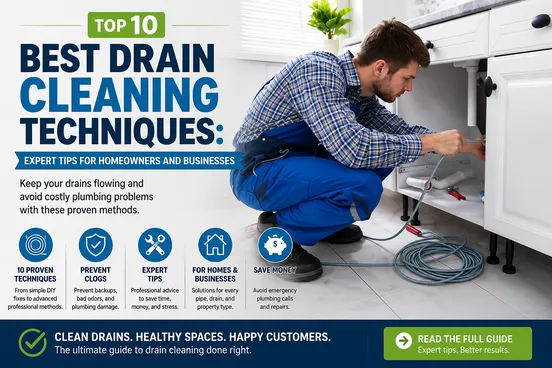 Top 10 Best Drain Cleaning Techniques: Expert Tips for Homeowners and Businesses