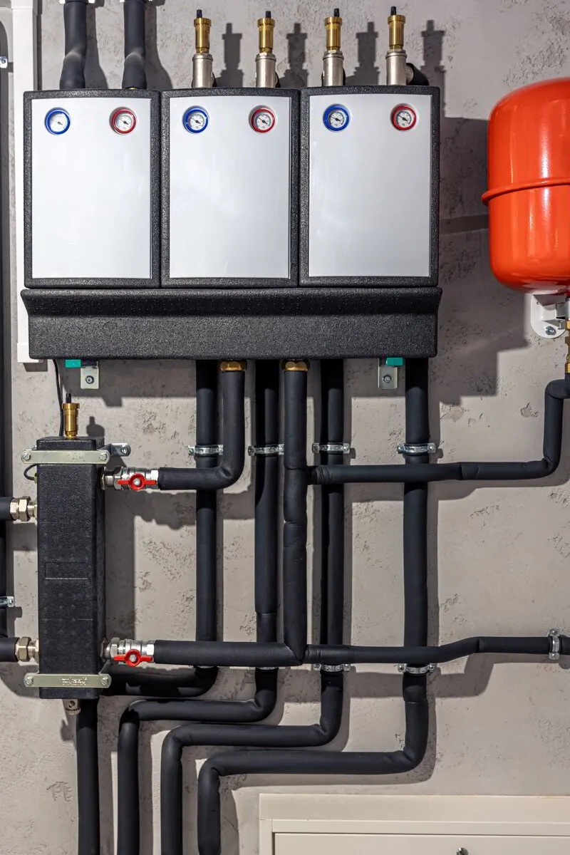 Aging water heater showing rust and sediment buildup in a Sarasota Florida home